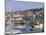 Boats in Harbour and Seafront, Scarborough, Yorkshire, England, United Kingdom-Robert Francis-Mounted Photographic Print