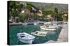 Boats in Harbour, Mlini, Dubrovnik Riviera, Dalmatia, Croatia, Europe-Frank Fell-Stretched Canvas