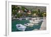 Boats in Harbour, Mlini, Dubrovnik Riviera, Dalmatia, Croatia, Europe-Frank Fell-Framed Photographic Print