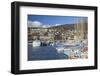 Boats in Harbour, Neuchatel, Switzerland, Europe-Ian Trower-Framed Photographic Print