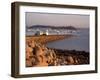 Boats in Harbour, Presquile Grande, Cote De Granit Rose, Cotes d'Armor, Brittany, France-David Hughes-Framed Photographic Print