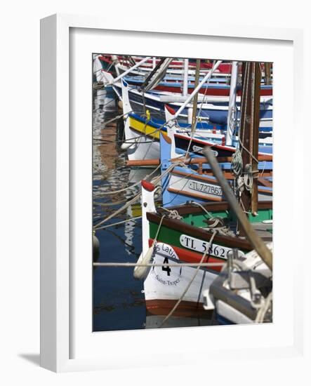 Boats in Harbour, St.Tropez, Cote d'Azur, France-Doug Pearson-Framed Photographic Print