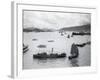 Boats in Hong Kong Harbor-null-Framed Photographic Print