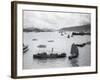 Boats in Hong Kong Harbor-null-Framed Photographic Print