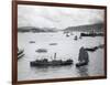 Boats in Hong Kong Harbor-null-Framed Photographic Print