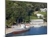 Boats in Mahogany Bay, Roatan Island, Honduras, Central America-Richard Cummins-Mounted Photographic Print