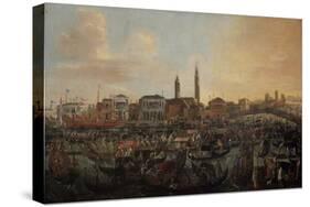 Boats in Murano-Joseph Heintz-Stretched Canvas