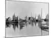 Boats in Nantucket Harbor-null-Mounted Photographic Print
