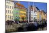 Boats in Nyhavn Harbour (New Harbour), Copenhagen, Denmark, Scandinavia, Europe-Simon Montgomery-Mounted Photographic Print