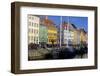 Boats in Nyhavn Harbour (New Harbour), Copenhagen, Denmark, Scandinavia, Europe-Simon Montgomery-Framed Photographic Print