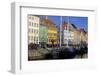 Boats in Nyhavn Harbour (New Harbour), Copenhagen, Denmark, Scandinavia, Europe-Simon Montgomery-Framed Photographic Print