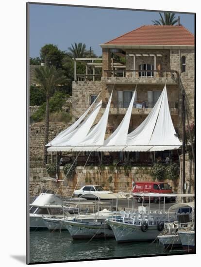 Boats in Old Port Harbour, Byblos, Lebanon, Middle East-Christian Kober-Mounted Photographic Print