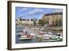 Boats in Saint Francois Quarter, Le Havre, Normandy, France, Europe-Richard Cummins-Framed Photographic Print