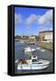 Boats in Saint Francois Quarter, Le Havre, Normandy, France, Europe-Richard Cummins-Framed Stretched Canvas