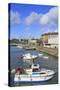 Boats in Saint Francois Quarter, Le Havre, Normandy, France, Europe-Richard Cummins-Stretched Canvas