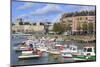 Boats in Saint Francois Quarter, Le Havre, Normandy, France, Europe-Richard Cummins-Mounted Photographic Print