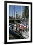 Boats in St Katherines Lock, London-Peter Thompson-Framed Photographic Print