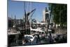 Boats in St Katherines Lock, London-Peter Thompson-Mounted Photographic Print