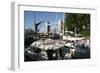 Boats in St Katherines Lock, London-Peter Thompson-Framed Photographic Print