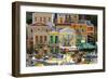 Boats in Symi Harbour, Symi, Dodecanese, Greek Islands, Greece, Europe-Neil Farrin-Framed Photographic Print