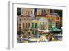 Boats in Symi Harbour, Symi, Dodecanese, Greek Islands, Greece, Europe-Neil Farrin-Framed Photographic Print