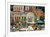 Boats in Symi Harbour, Symi, Dodecanese, Greek Islands, Greece, Europe-Neil Farrin-Framed Photographic Print