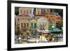 Boats in Symi Harbour, Symi, Dodecanese, Greek Islands, Greece, Europe-Neil Farrin-Framed Photographic Print