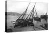 Boats in Tenby Harbour, Pembrokeshire, Wales, 1924-1926-Francis & Co Frith-Stretched Canvas