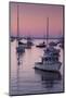 Boats in the Atlantic Ocean at dawn, Rockport Harbor, Rockport, Maine, USA-null-Mounted Photographic Print