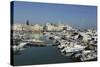 Boats in the Harbour by the Cathedral of St. Nicholas the Pilgrim (San Nicola Pellegrino) in Trani-Stuart Forster-Stretched Canvas