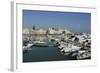 Boats in the Harbour by the Cathedral of St. Nicholas the Pilgrim (San Nicola Pellegrino) in Trani-Stuart Forster-Framed Photographic Print