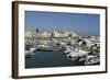 Boats in the Harbour by the Cathedral of St. Nicholas the Pilgrim (San Nicola Pellegrino) in Trani-Stuart Forster-Framed Photographic Print