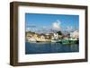 Boats in the Harbour of the Capital St. Johns in Antigua-Michael Runkel-Framed Photographic Print