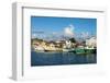Boats in the Harbour of the Capital St. Johns in Antigua-Michael Runkel-Framed Photographic Print