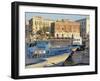 Boats in the Harbour, Ortygia, Syracuse, on the Island of Sicily, Italy, Europe-Terry Sheila-Framed Photographic Print