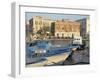 Boats in the Harbour, Ortygia, Syracuse, on the Island of Sicily, Italy, Europe-Terry Sheila-Framed Photographic Print