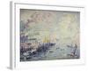 Boats in the Harbour-Paul Signac-Framed Giclee Print