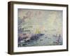 Boats in the Harbour-Paul Signac-Framed Giclee Print