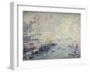 Boats in the Harbour-Paul Signac-Framed Giclee Print