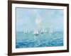 Boats in the Haze-Silvia Vassileva-Framed Art Print