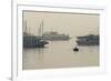 Boats in the Pacific Ocean, Bai Chay Port, Ha Long Bay, Quang Ninh Province, Vietnam-null-Framed Photographic Print