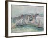 Boats in the Port of Honfleur, 1917-Claude Monet-Framed Giclee Print