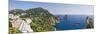 Boats in the Sea, Faraglioni, Capri, Naples, Campania, Italy-null-Mounted Photographic Print