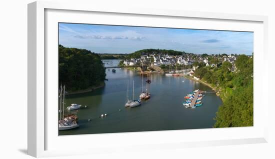 Boats in the Sea, Le Bono, Gulf of Morbihan, Morbihan, Brittany, France-null-Framed Photographic Print