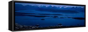 Boats in the Sea, Molde, More Og Romsdal, Norway-null-Framed Stretched Canvas