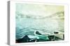 Boats In The Water-Milli Villa-Stretched Canvas