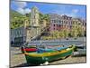 Boats in Vernazza Cinque Terre Harbour-Markus Bleichner-Mounted Art Print