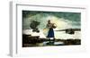 Boats Inside the Bar-Winslow Homer-Framed Giclee Print