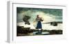 Boats Inside the Bar-Winslow Homer-Framed Giclee Print