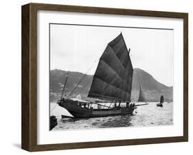 Boats (Junks) in the Harbor-Philip Gendreau-Framed Photographic Print